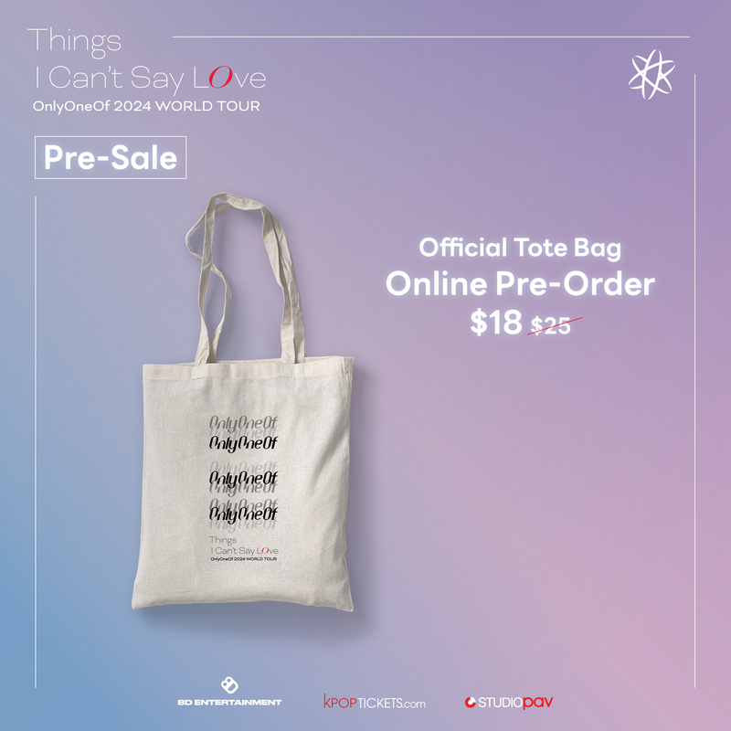 ONLYONEOF 2024 WORLD TOUR - TOTE BAG